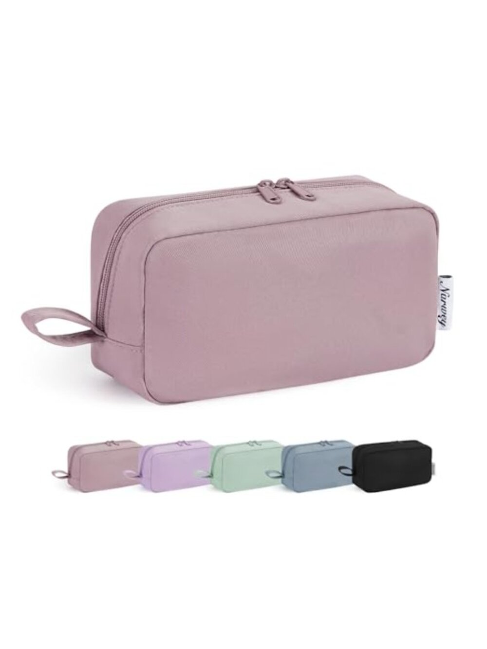 Large Water Resistant Makeup Bag Travel Cosmetic Organizer Zipper Pouch